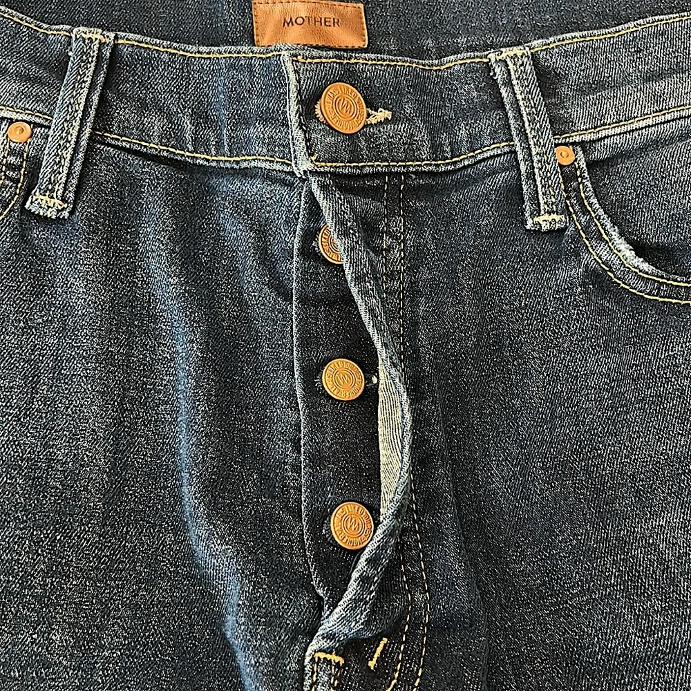 Mother NWT The Scrapper Cuff Ankle Fray Wicked Wildflowers Jeans Pants *Sz 29* - Picture 7 of 10